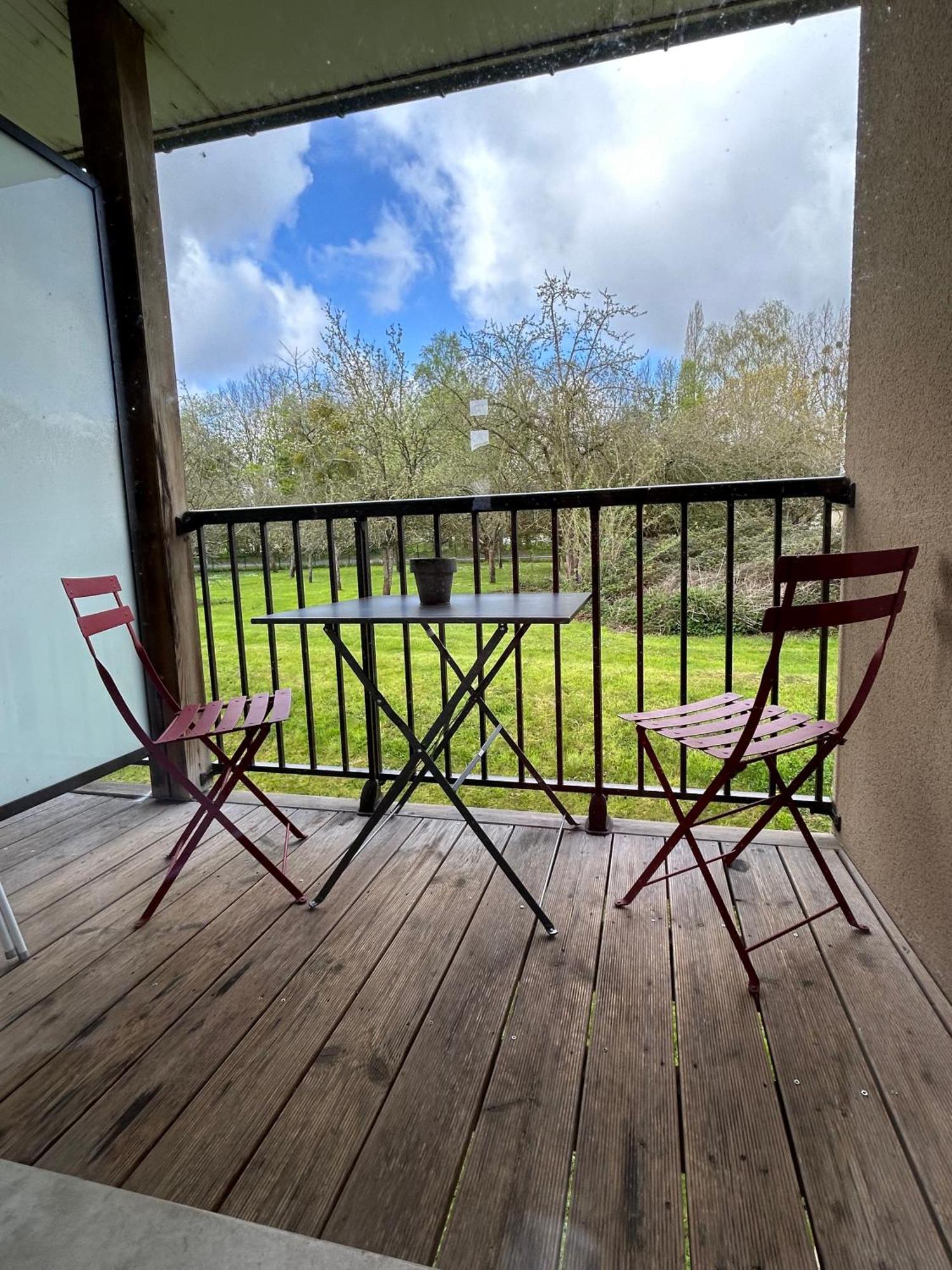 Appartement Normandie Avec Jardin Équemauville Esterno foto